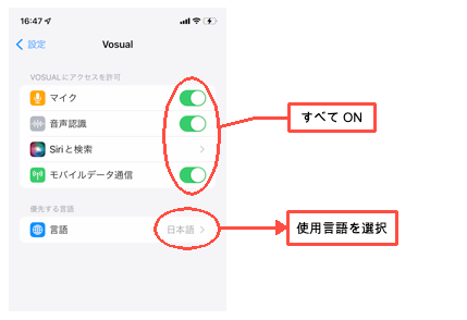 Vosual�ݒ���@